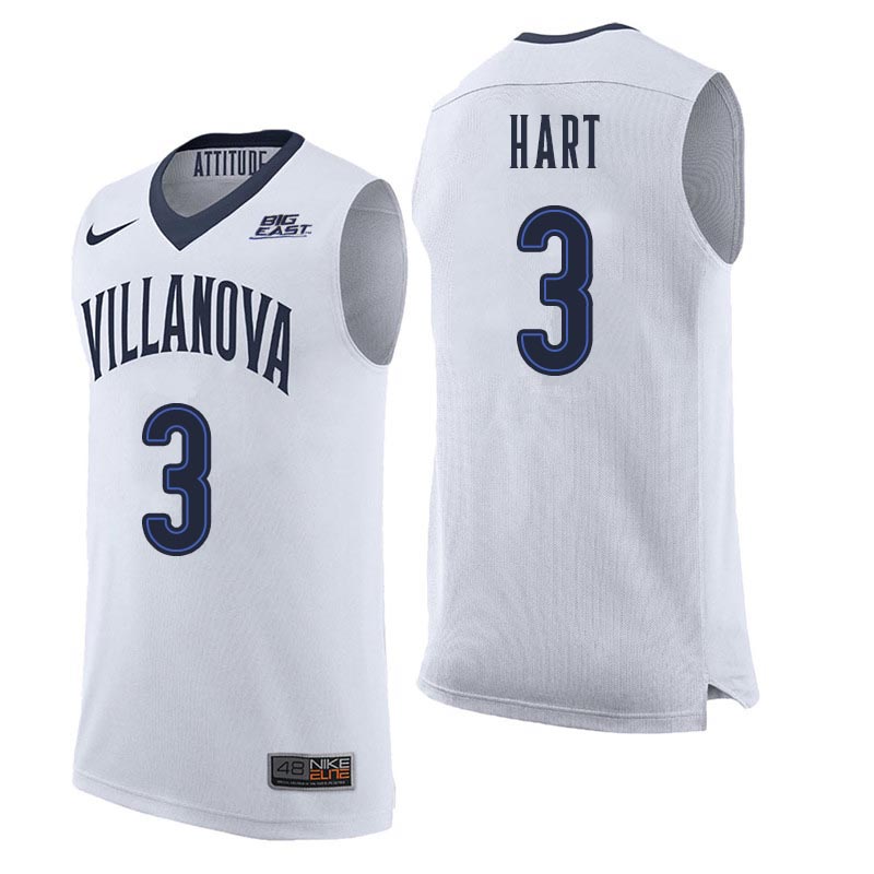 Men Villanova Wildcats #3 Josh Hart College Basketball Jerseys Sale-White